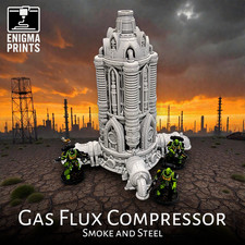 Gas Flux Compressor - 28mm 3d Printed Gothic Sci-Fi Tabletop Wargaming Terrain