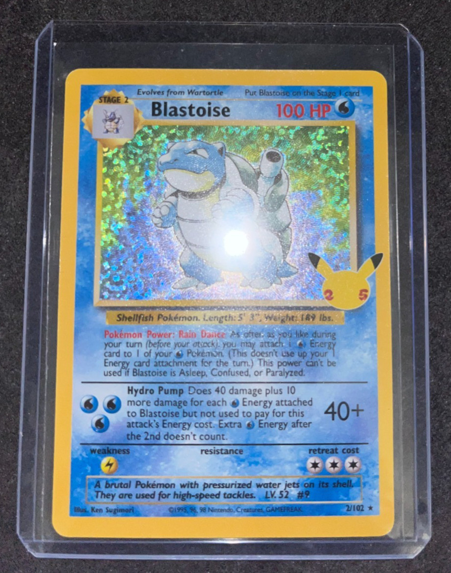 Pokemon TCG Celebrations Classic Collection Blastoise 2/102 Card NM-M
