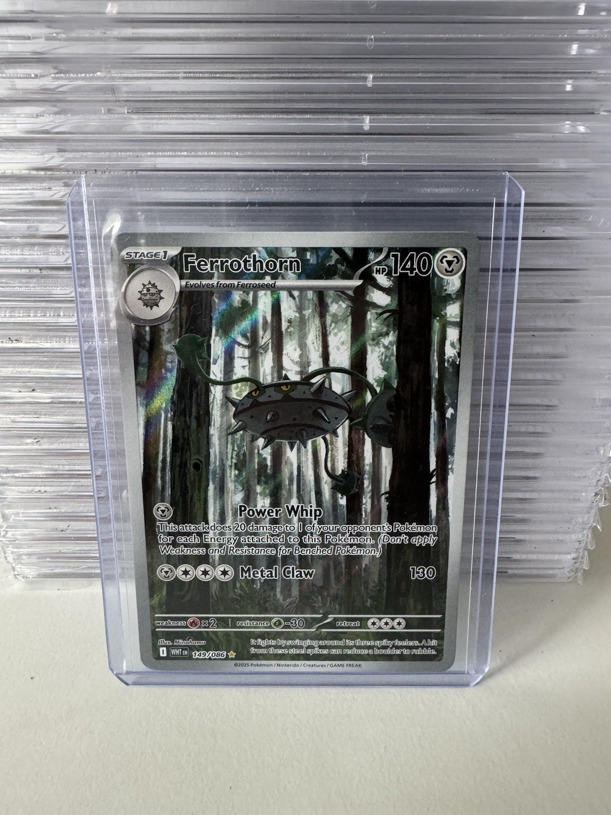Ferrothorn 149/086 Pokemon White Flare Illustration Rare Full Art Pack Fresh NM