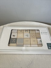 Pottery Barn Kids Neutral Blocks, Excellent Condition Baby Boy Nursery