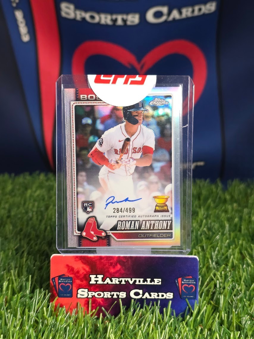 2026 Topps Chrome Roman Anthony Refractor Auto /499 Rookie Card Boston Red Sox