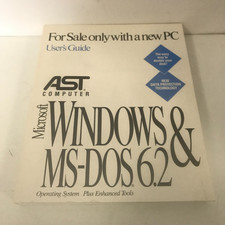 Microsoft Windows MS DOS 6.2 Operating System 1993 User's Guide 415 Pages New