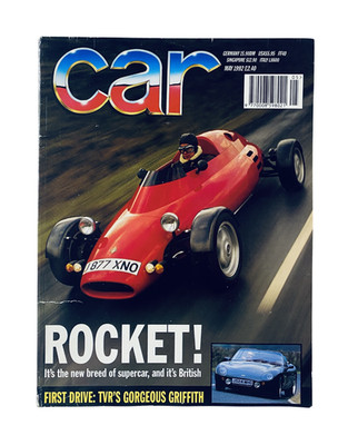 CAR Magazine May 1992 TVR Griffith Rocket First Drive, BMW & Porsche Tests