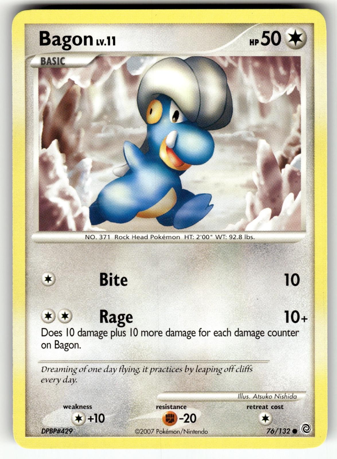 Bagon 76/132 Common Secret Wonders Pokemon Lightly Played