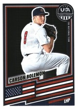 2026 Panini Stars & Stripes Prizm USA Baseball Carson Bolemon #61