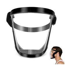 Anti-fog Shield Full Face Super Protective Head Cover Transparent Mask Safety US