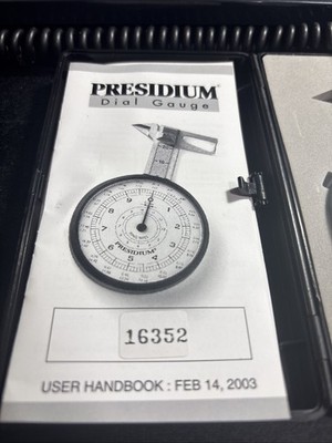 Presidium Dial Gauge  Jewelry /Gemstone Weight Estimator New