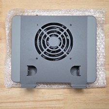 TO7 TREASURE USB-Powered Adjustable Foldable 1-Fan Laptop Stand Gray