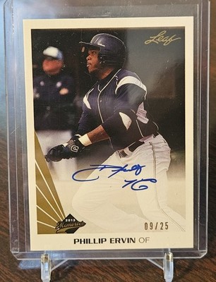 201e Leaf Memories Auto /25 Phillip Ervin #A-PE1