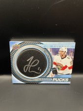 2022-23 Upper Deck Trilogy - Signature Pucks Jonathan Huberdeau #SP-JH (AU)