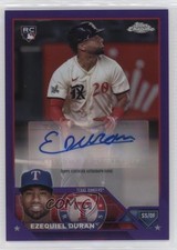 2023 Topps Chrome Update Purple Refractor 111/250 Ezequiel Duran #AC-ED Auto g2d