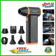 Compact Rechargeable Air Duster with 110000RPM Power  Fast Charging Capability