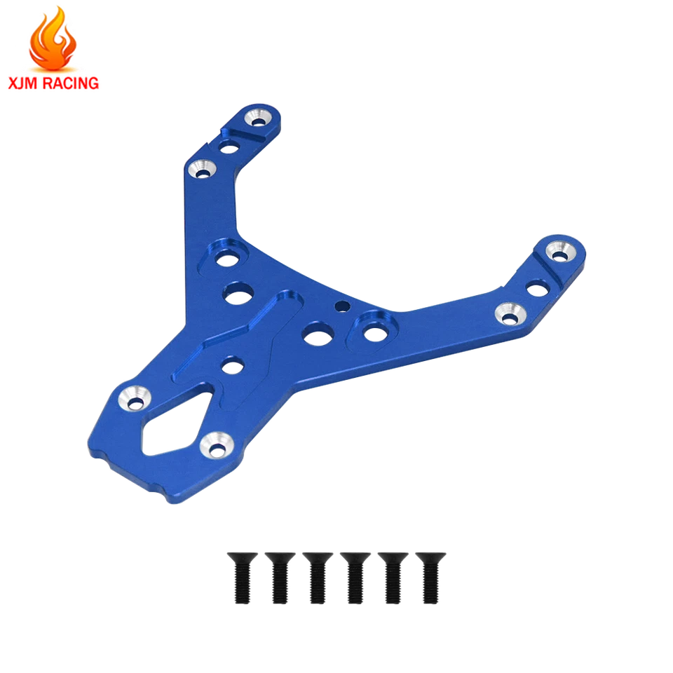 RC Alloy Front Upper Plate Kit Blue For 1/5 RC Buggy HPI BAJA RV KM 5B 5T 5SC - Image 4 of 4