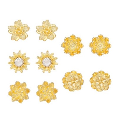 Fashionable Flower Shaped Ear Clip Buckles for FreeClip 1 2 Earbuds and Secure