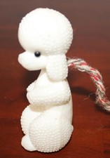 Plastikhund, Pudel, Flocki , DDR, Anhänger (10)