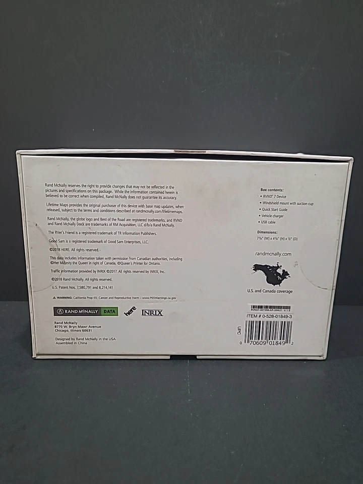 Rand McNally  RVND 7 GPS For RV, Bundle, New, Sealed - Image 2 of 4