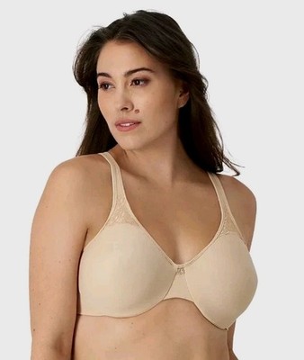 NEW! Bali Passion For Comfort Full-Figure Minimizer Underwire Tan Bra! 40C