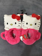 Hello Kitty Plush House Shoes slippers Size 9/10 New With Tags