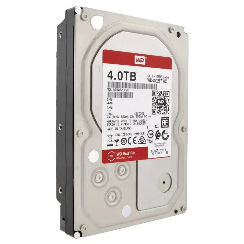 WD RED 4TB WD4002FFWX-68TZ4N0 7200 U/min SATA III 128MB 3.5" WESTERN DIGITAL HDD - Bild 3 von 4