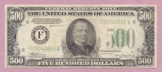 1934 A $500 FRN Five Hundred Dollars VF Atlanta True Auction No Reserve
