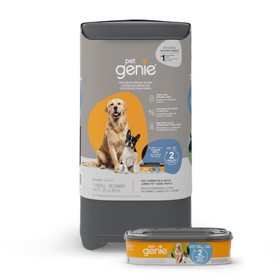 Pet Genie Eimer | Hundekot-Entsorgungssystem zur Geruchskontrolle im Freien und Innenbereich |