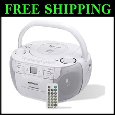 Versatile Boombox CD Player, Tape Recording, Stereo Sound