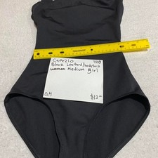 Capezio Black leotard/bodysuit size Girl Medium. SKU728 ballet dancewear