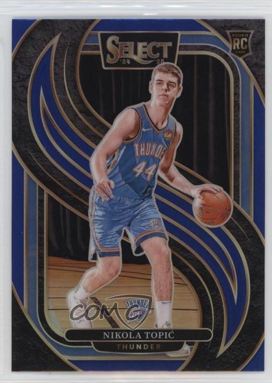 2024-25 Panini Select Premier Level Blue Prizm Nikola Topic #171 Rookie RC 0ft3