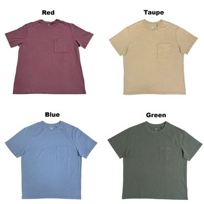 Gap Men's Comfortable Fit Classic Crew Neck Washed Pocket T-Shirt