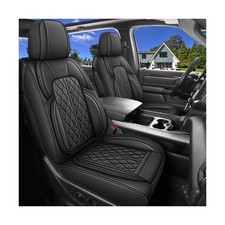 Car Seat Cover Custom Fit for 1500 2500 3500 2002-2026 Faux Leather...