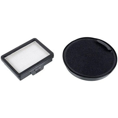 Vacuum Cleaner Set of Container (HEPA10 + foam) and HEPA12 Outlet Filters Compat
