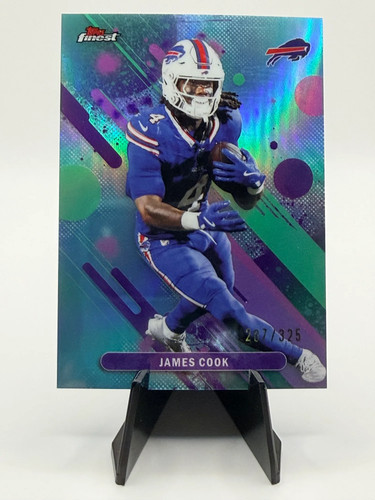 2025 Topps Finest James Cook #71 Teal Refractor /325
