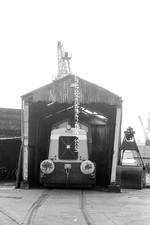 RAILWAY NEGATIVE: BAGULAY 0.4.0DM @  DIBLES WHARF SOUTHAMPTON 1981