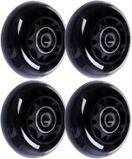64mm Inline Skate Wheels, Roller Blade Wheels, 4-Pack  Roller Hockey Wheels w/B