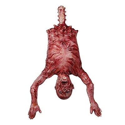 Hanging Torso Severed Skinned, Halloween Party Props Latex Limbless C 