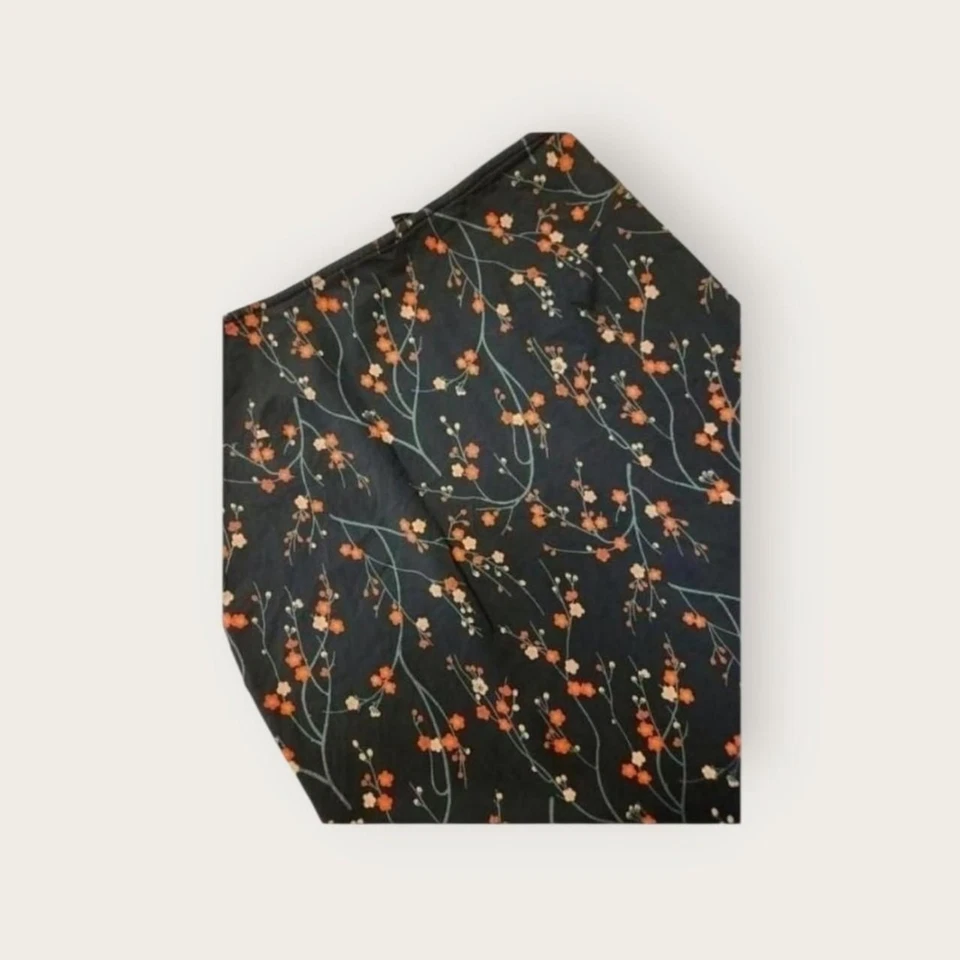 Falda sin cordones fluida estampado floral vintage Y2k Express con aberturas laterales talla 3/4 Foto 3 de 4