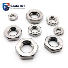M2 M2.5 M3 M4 M5 M6 M8 M10M -M30 316 Stainless Steel Hex Hexagon Jam Thin Nut