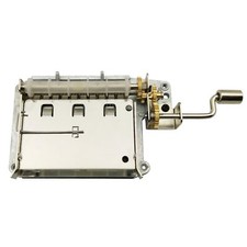 30 Notes Hand Crank Music Box Movement With Copper Gear Diy Make Your Music Tool