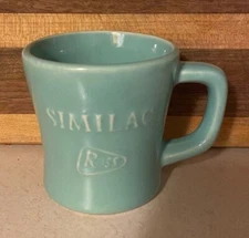 Rare Vintage Similac Ross Mint Green Coffee Mug Circa 1970’s USA McCoy Pottery