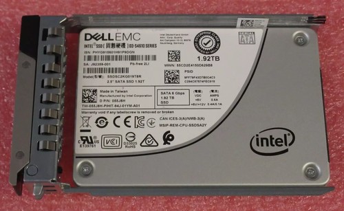 Disque SSD Dell 1,92 To 2,5" MU SATA en caddy série 13/14ème 55J8H - Photo 2/5