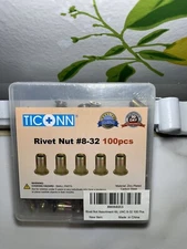 Ticonn Rivet Nut #8-32 100 Pieces