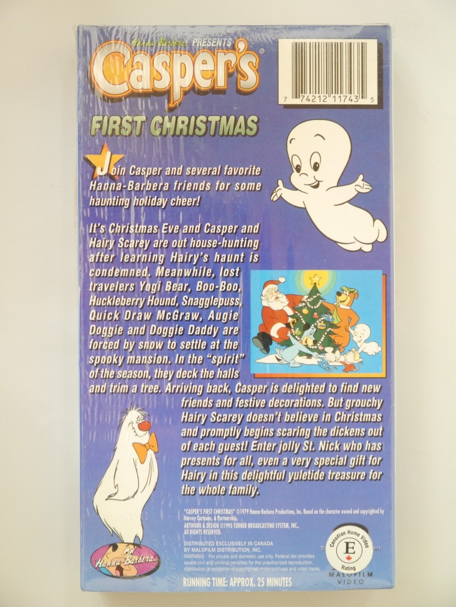 その他 Casper&#39;s First Christmas [VHS] Casper's First Christmas. VHS New Sealed (D-50) | eBay