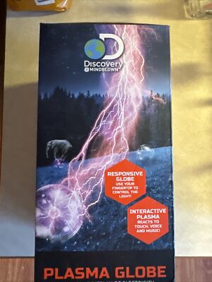Discovery Mindblown Plasma Globe Interactive Display Of Electricity.