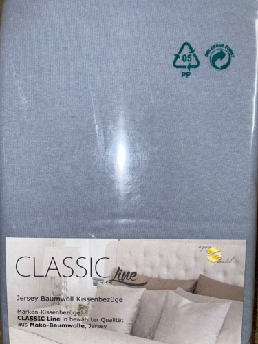 Kissenbezug Jersey 40x145 Seitenschläferkissen OEKO-TEX Classic Line aqua-textil - Bild 1 von 2