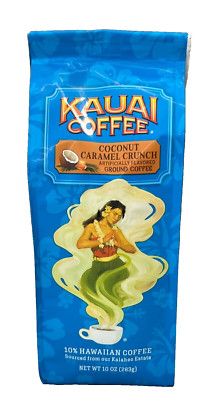 Kauai Coconut Caramel Crunch Ground Coffee 10 oz
