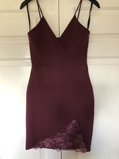 Misguided Dress Size 8  (Colour Plum)