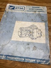Atsg Techtran Transmission Repair Manual Guide Automatic Toyota A130 Transaxle Atsg Techtran Transmission Repair Manual Guide Automatic Toyota A130 Transaxle