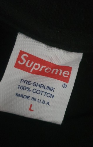 FW16 Supreme Tableau Neige T-Shirt Taille L Saddam Hussain Daily Nouveautés - Photo 7 sur 8