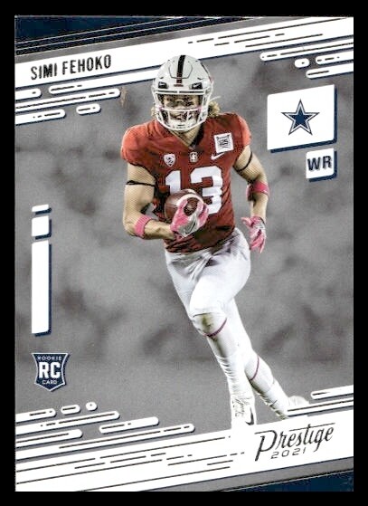2021 Panini Prestige #286 Simi Fehoko Rookie Dallas Cowboys