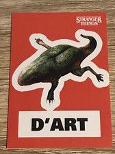 2023 Zerocool Stranger Things Fright Flicks Sticker Insert D'Art S-5